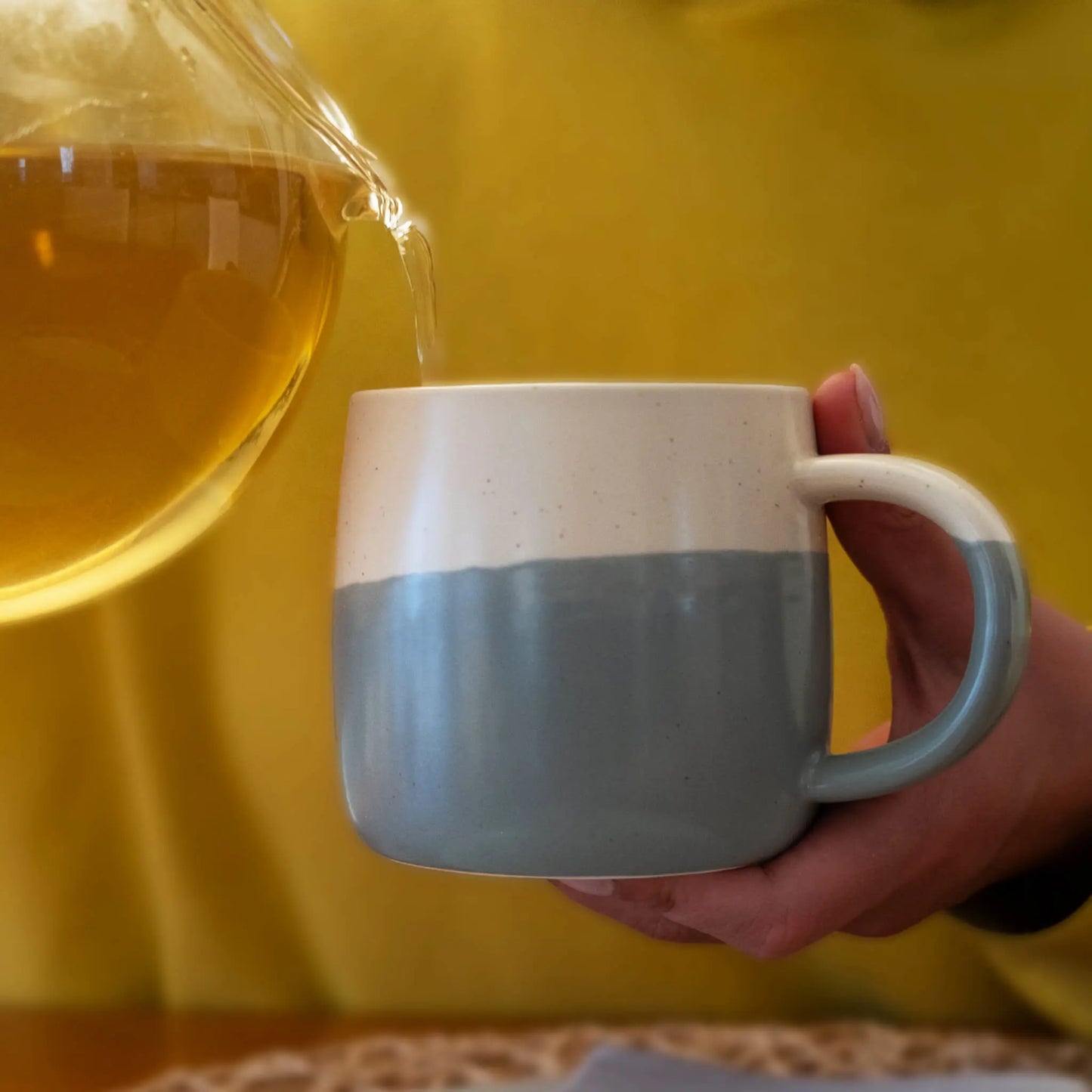 Blau + Gelb - 4er Set Emina